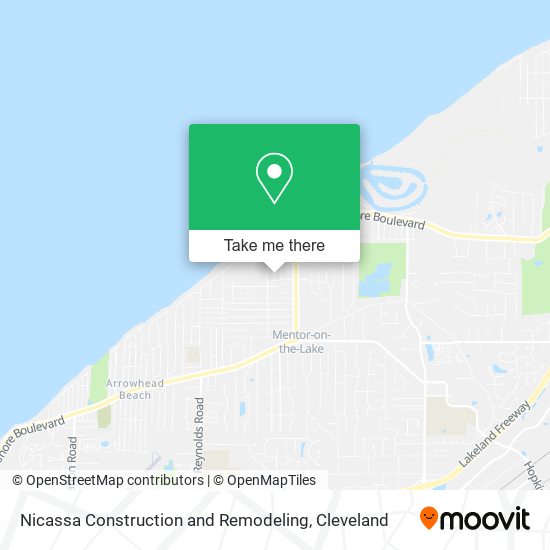 Nicassa Construction and Remodeling map