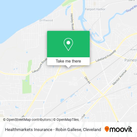 Healthmarkets Insurance - Robin Gallese map