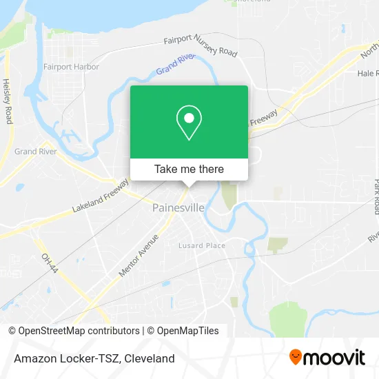 Amazon Locker-TSZ map