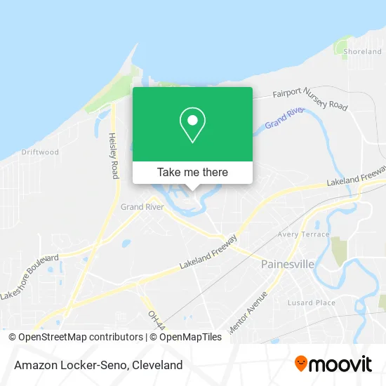 Amazon Locker-Seno map