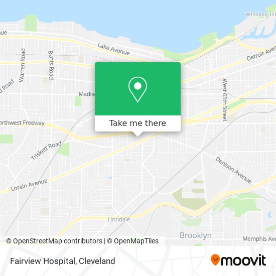 Fairview Hospital map