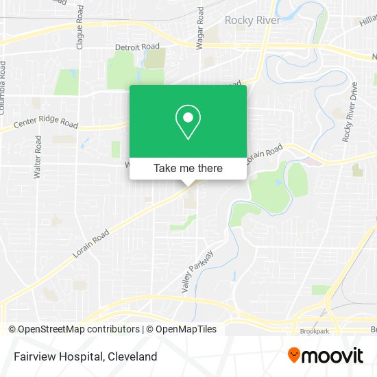 Mapa de Fairview Hospital