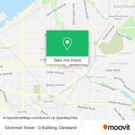 Glickman Tower - Q Building map