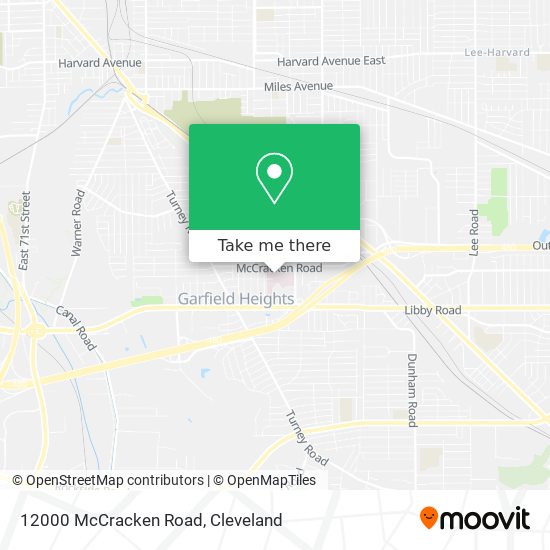 Mapa de 12000 McCracken Road