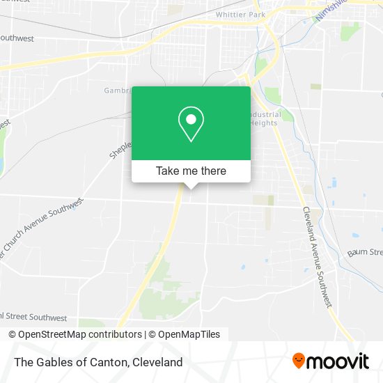 Mapa de The Gables of Canton