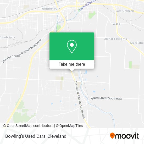 Bowling's Used Cars map