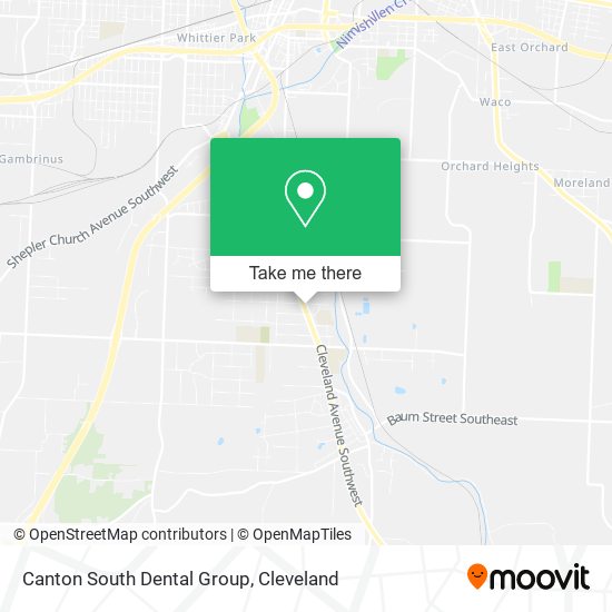 Canton South Dental Group map