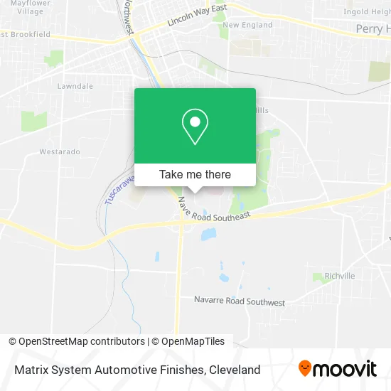 Matrix System Automotive Finishes map