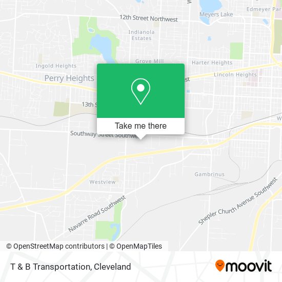 Mapa de T & B Transportation