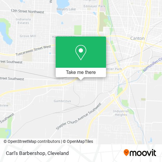 Carl's Barbershop map