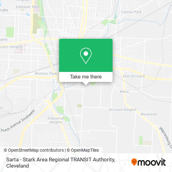 Mapa de Sarta - Stark Area Regional TRANSIT Authority