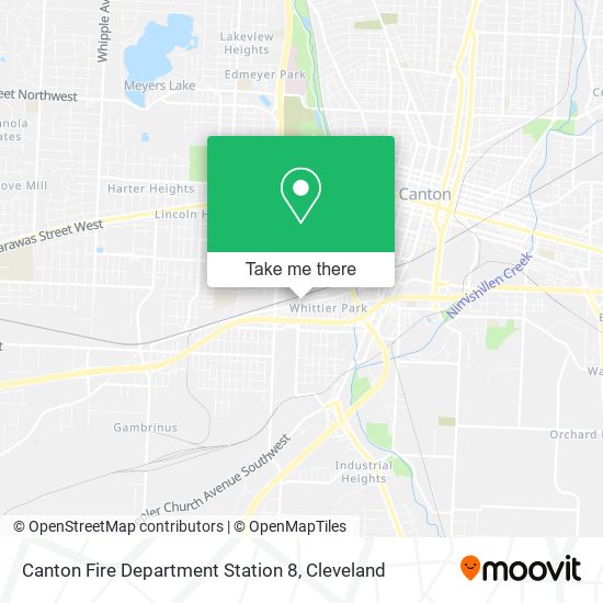 Canton Fire Department Station 8 map