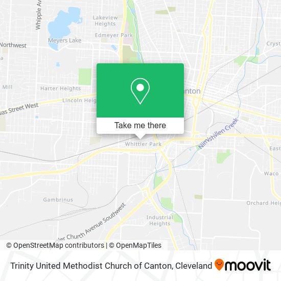 Trinity United Methodist Church of Canton map