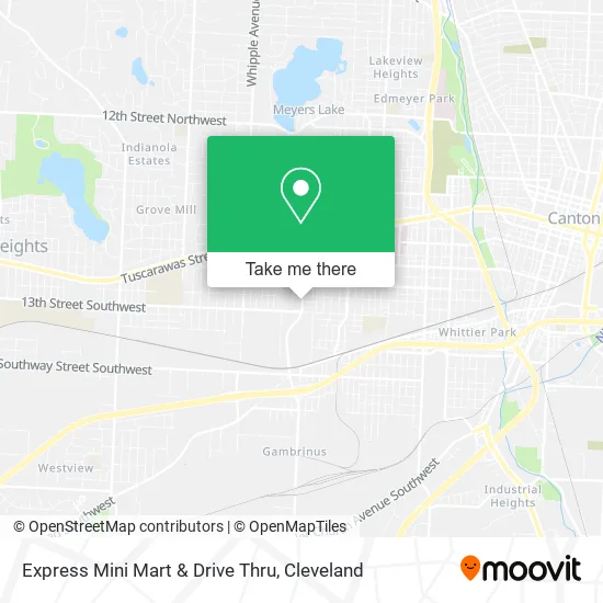 Express Mini Mart & Drive Thru map