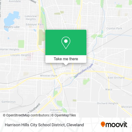 Harrison Hills City School District map