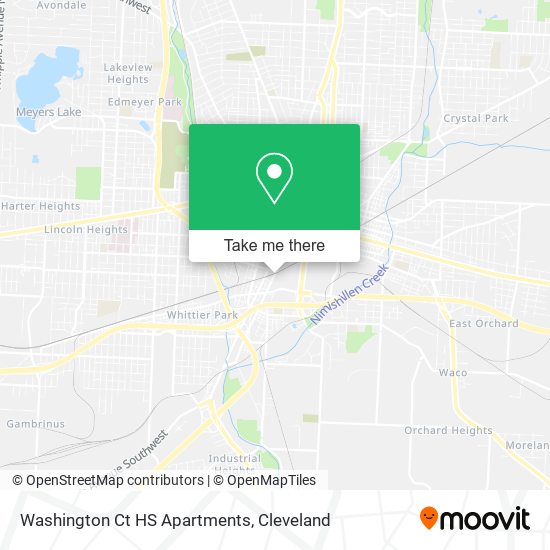 Washington Ct HS Apartments map