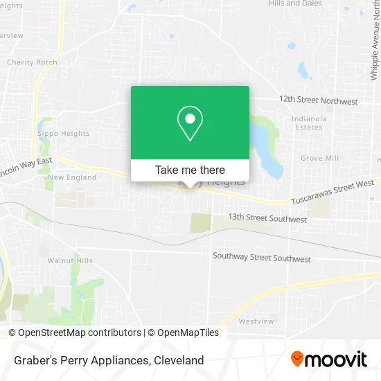 Graber's Perry Appliances map