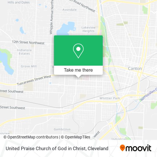 Mapa de United Praise Church of God in Christ