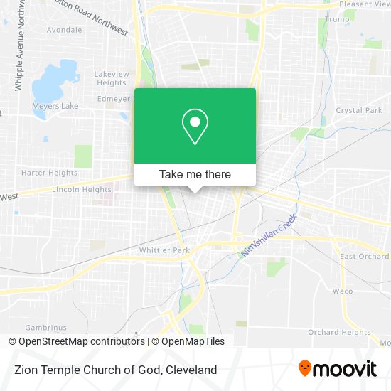 Mapa de Zion Temple Church of God