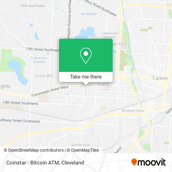 Coinstar - Bitcoin ATM map
