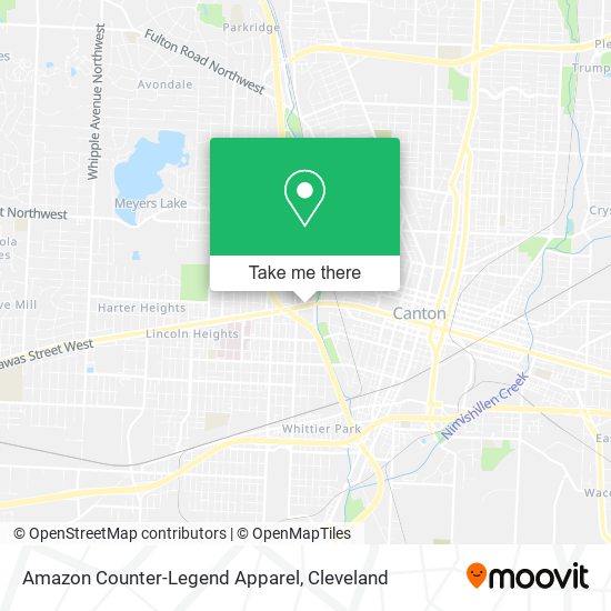 Mapa de Amazon Counter-Legend Apparel