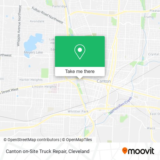 Canton on-Site Truck Repair map