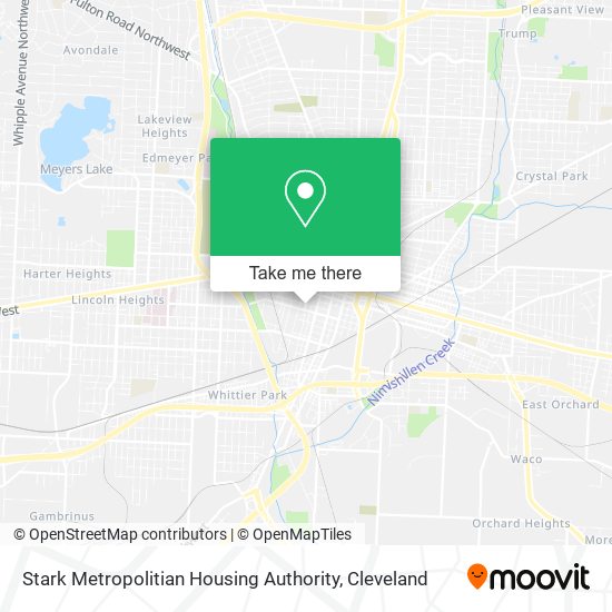 Stark Metropolitian Housing Authority map