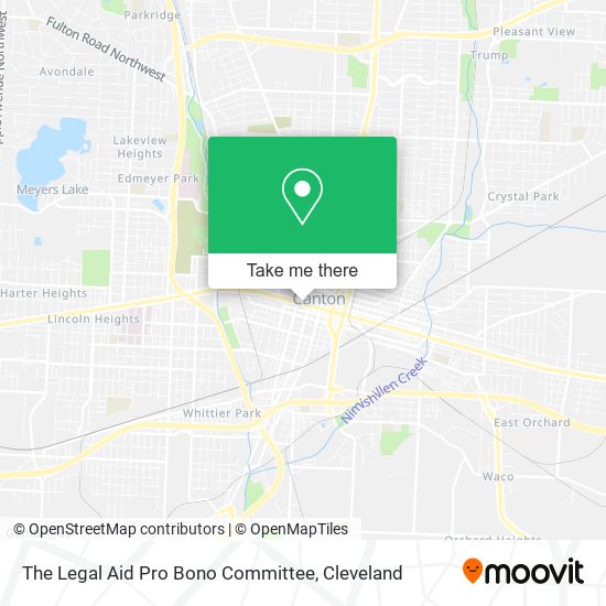 The Legal Aid Pro Bono Committee map