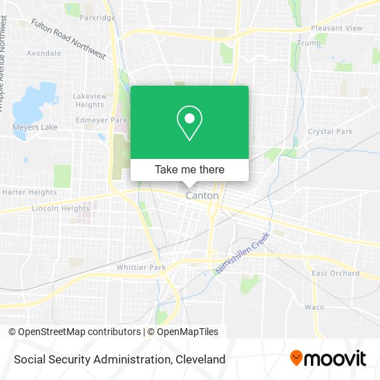 Mapa de Social Security Administration