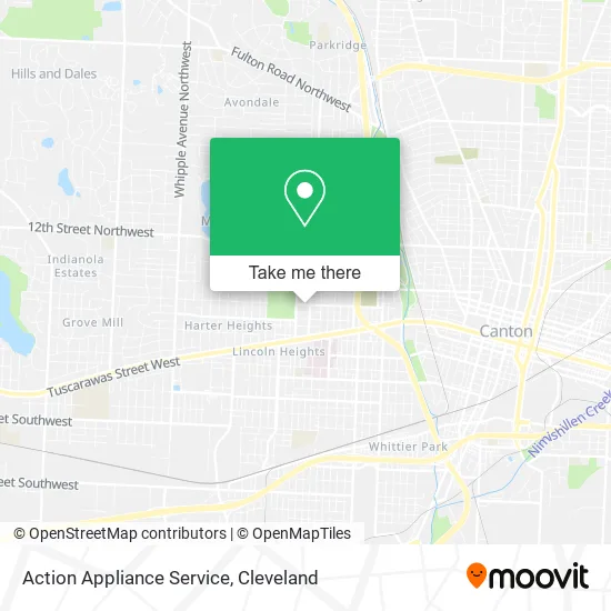 Action Appliance Service map