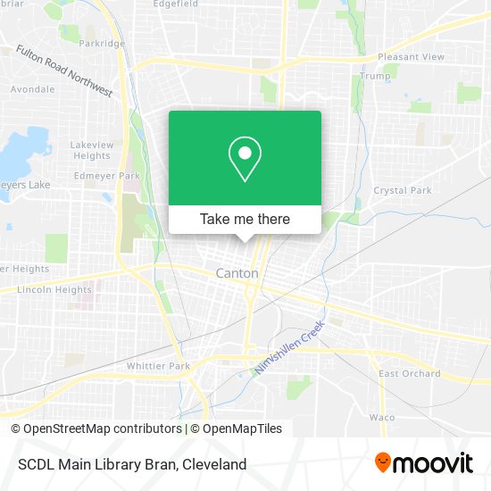 Mapa de SCDL Main Library Bran