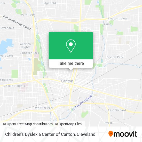 Children's Dyslexia Center of Canton map