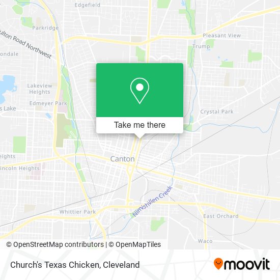 Mapa de Church's Texas Chicken
