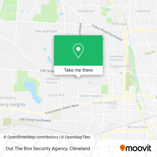 Out The Box Security Agency map