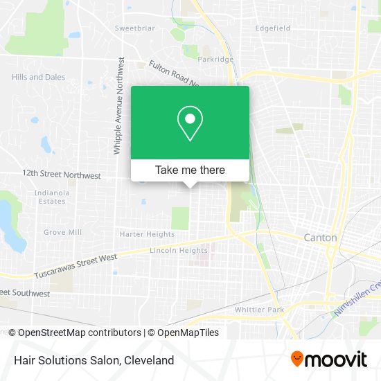 Hair Solutions Salon map
