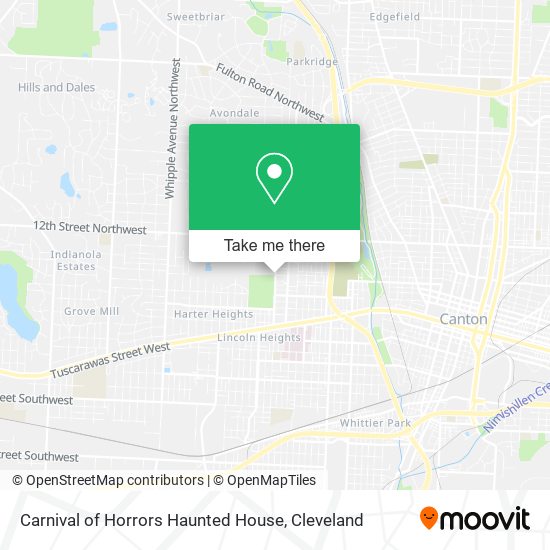 Carnival of Horrors Haunted House map