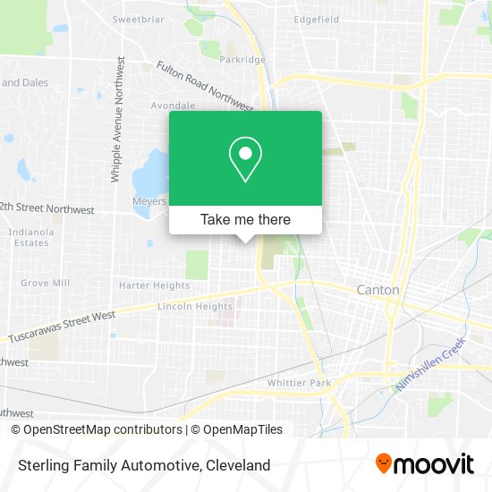 Sterling Family Automotive map