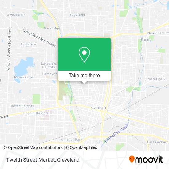 Twelth Street Market map
