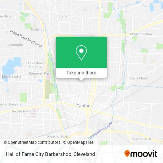 Mapa de Hall of Fame City Barbershop