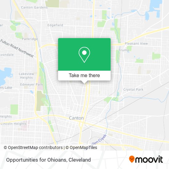 Mapa de Opportunities for Ohioans