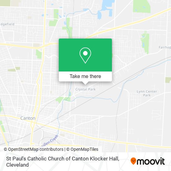 St Paul's Catholic Church of Canton Klocker Hall map