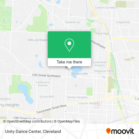 Unity Dance Center map