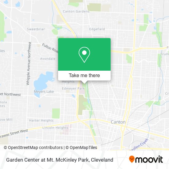 Mapa de Garden Center at Mt. McKinley Park
