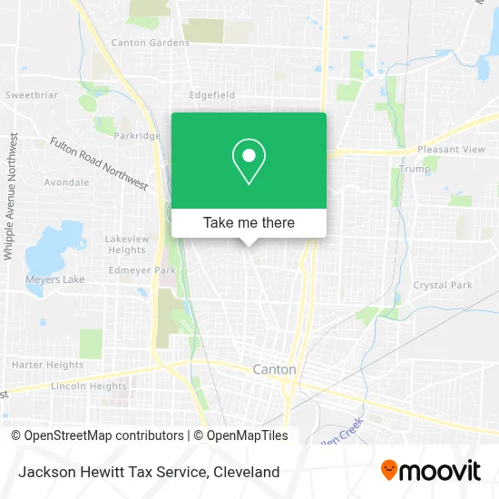 Jackson Hewitt Tax Service map