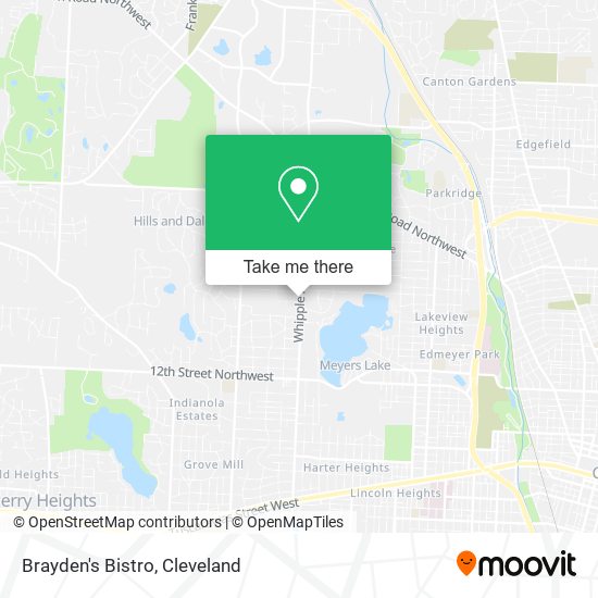 Mapa de Brayden's Bistro