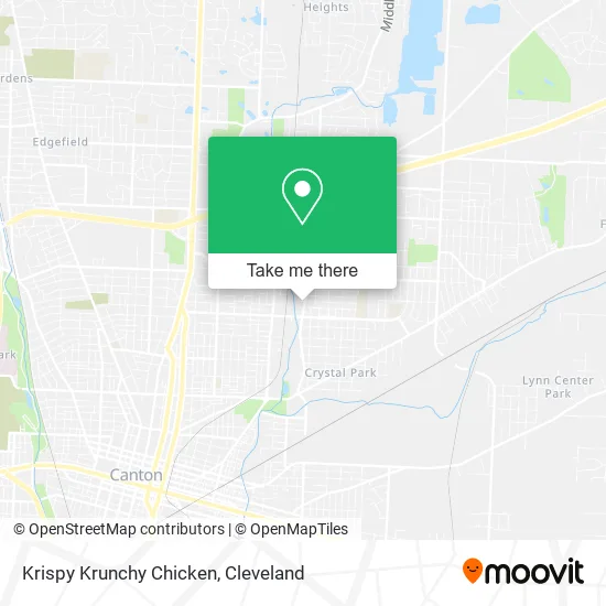 Krispy Krunchy Chicken map
