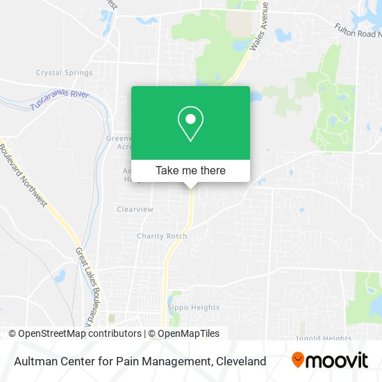 Mapa de Aultman Center for Pain Management