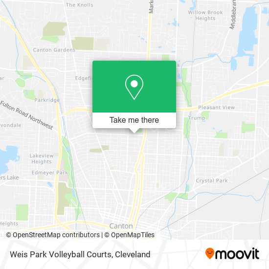 Mapa de Weis Park Volleyball Courts