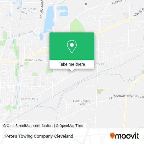 Mapa de Pete's Towing Company