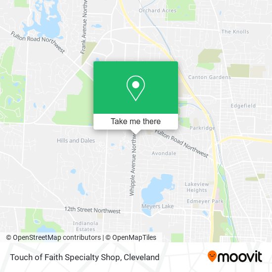 Mapa de Touch of Faith Specialty Shop